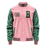 Custom Light Pink Green Jacket JA212105211717050517