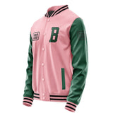 Custom Light Pink Green Jacket JA212105211717050517