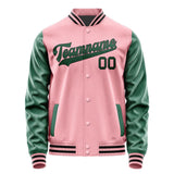 Custom Light Pink Green Jacket JA2121052117B31705