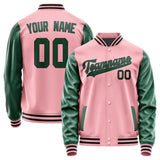 Custom Light Pink Green Jacket JA2121052117B31705