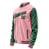 Custom Light Pink Green Jacket JA2121052117B31705