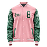 Custom Light Pink Green Jacket JA212105211818050518