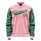 Custom Light Pink Green Jacket JA2121052118B31805