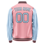 Custom Light Pink Light Blue Jacket JA2121082117B21708