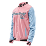 Custom Light Pink Light Blue Jacket JA2121082117B21708