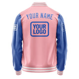 Custom Light Pink Sky Blue Jacket JA212109211818090918