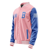 Custom Light Pink Sky Blue Jacket JA212109211818090918