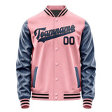 Custom Light Pink Blue Jacket JA2121102117B31710