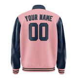 Custom Light Pink Blue Jacket