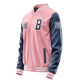 Custom Light Pink Blue Jacket JA212110211818101018