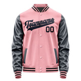 Custom Light Pink Navy Jacket JA2121112117B31711