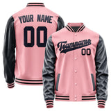 Custom Light Pink Navy Jacket JA2121112117B31711