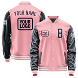 Custom Light Pink Navy Jacket