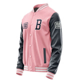 Custom Light Pink Navy Jacket JA212111211818111118