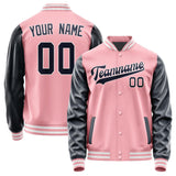 Custom Light Pink Navy Jacket