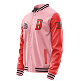 Custom Light Pink Orange Red Jacket JA212112211717121217