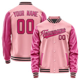 Custom Light Pink Pink Jacket