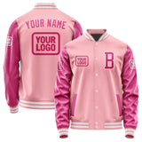 Custom Light Pink Pink Jacket