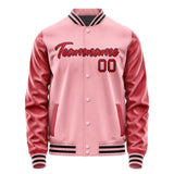 Custom Light Pink Red Jacket JA2121142117B21714