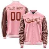 Custom Light Pink Coral Red Jacket