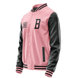 Custom Light Pink Black Jacket JA212117211717171717