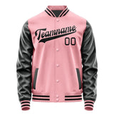 Custom Light Pink Black Jacket JA2121172117B31717