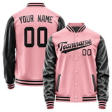 Custom Light Pink Black Jacket JA2121172117B31717