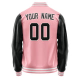 Custom Light Pink Black Jacket JA2121172118B31817