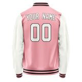 Custom Light Pink White Jacket JA2121182117B31718