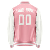 Custom Light Pink White Jacket JA2121182118B31818