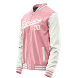 Custom Light Pink White Jacket JA2121182118B31818