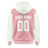 Custom Light Pink White Jacket