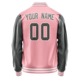 Custom Light Pink Dark Grey Jacket JA2121202118B31820