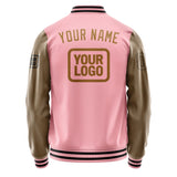 Custom Light Pink Khaki Jacket JA212122211717222217