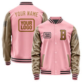 Custom Light Pink Khaki Jacket