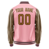 Custom Light Pink Khaki Jacket JA2121222117B31722