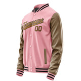 Custom Light Pink Khaki Jacket JA2121222117B31722