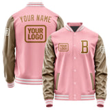 Custom Light Pink Khaki Jacket