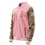 Custom Light Pink Khaki Jacket JA212122211818222218