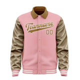 Custom Light Pink Khaki Jacket