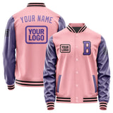 Custom Light Pink Light Purple Jacket