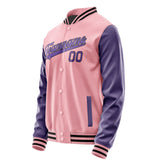 Custom Light Pink Light Purple Jacket JA2121232117B31723