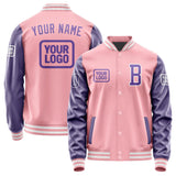 Custom Light Pink Light Purple Jacket