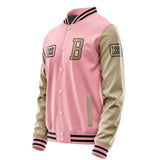 Custom Light Pink Light Khaki Jacket JA212125211717252517