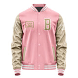 Custom Light Pink Light Khaki Jacket JA212125211818252518