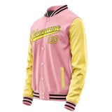 Custom Light Pink Light Yellow Jacket JA2121262117B31726