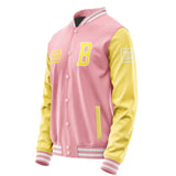 Custom Light Pink Light Yellow Jacket JA212126211818262618