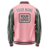 Custom Light Pink Blue Green Jacket JA212127211717272717