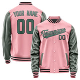 Custom Light Pink Blue Green Jacket