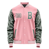 Custom Light Pink Blue Green Jacket JA212127211818272718